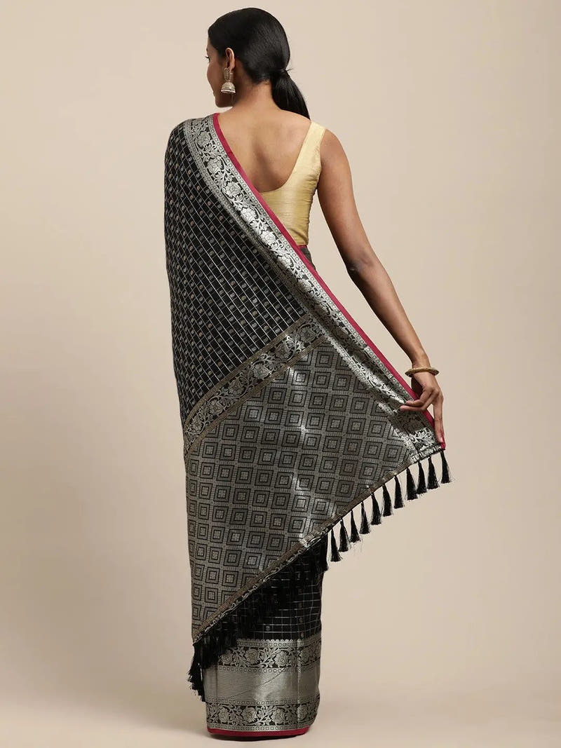 Banarasi Soft Silk Kanchi Zari Weaving Saree