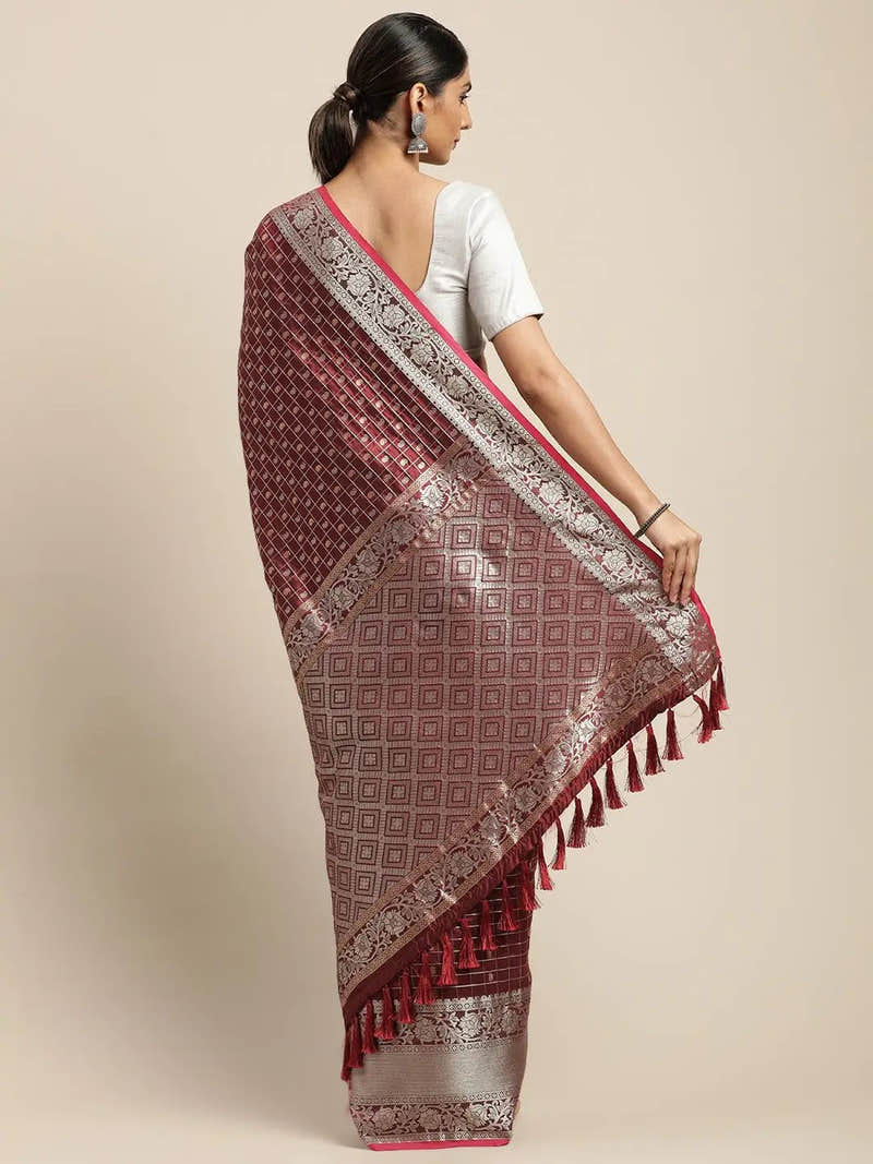 Kanjivaram Soft Silk Kanchi Zari Weaving Saree