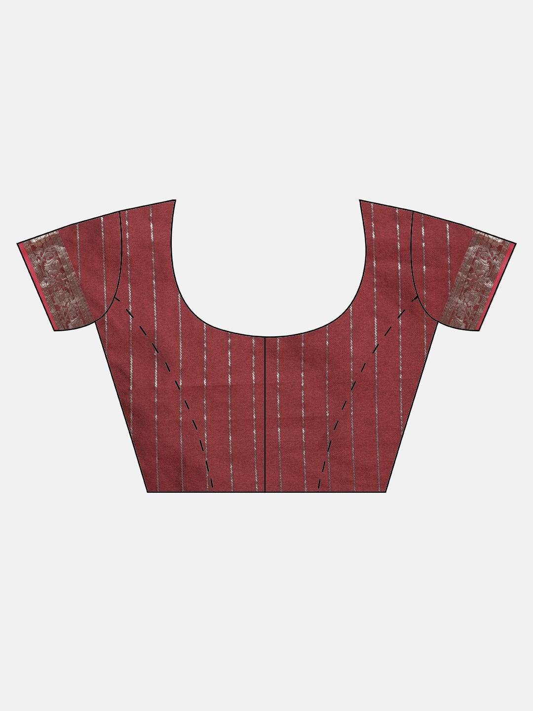 Banarasi Soft Silk Kanchi Zari Weaving Saree