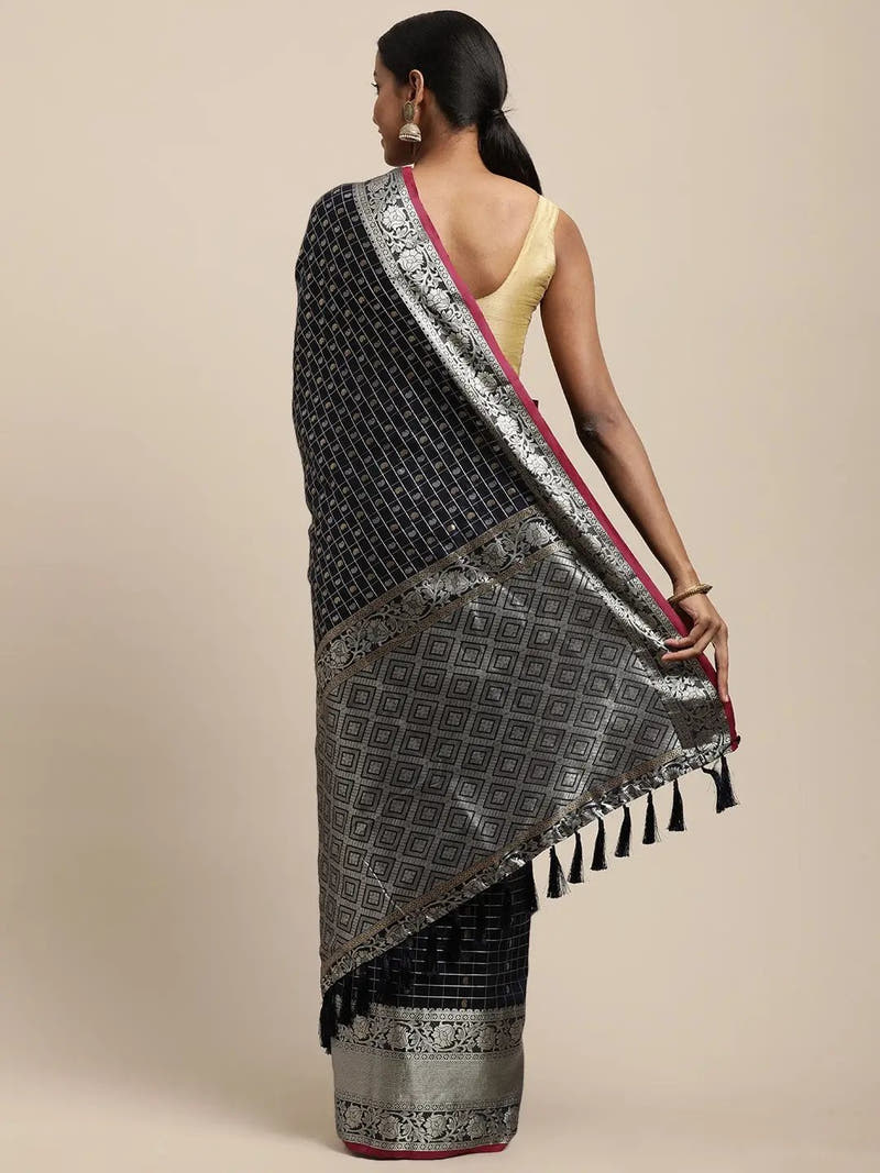 Banarasi Soft Silk Kanchi Zari Weaving Saree