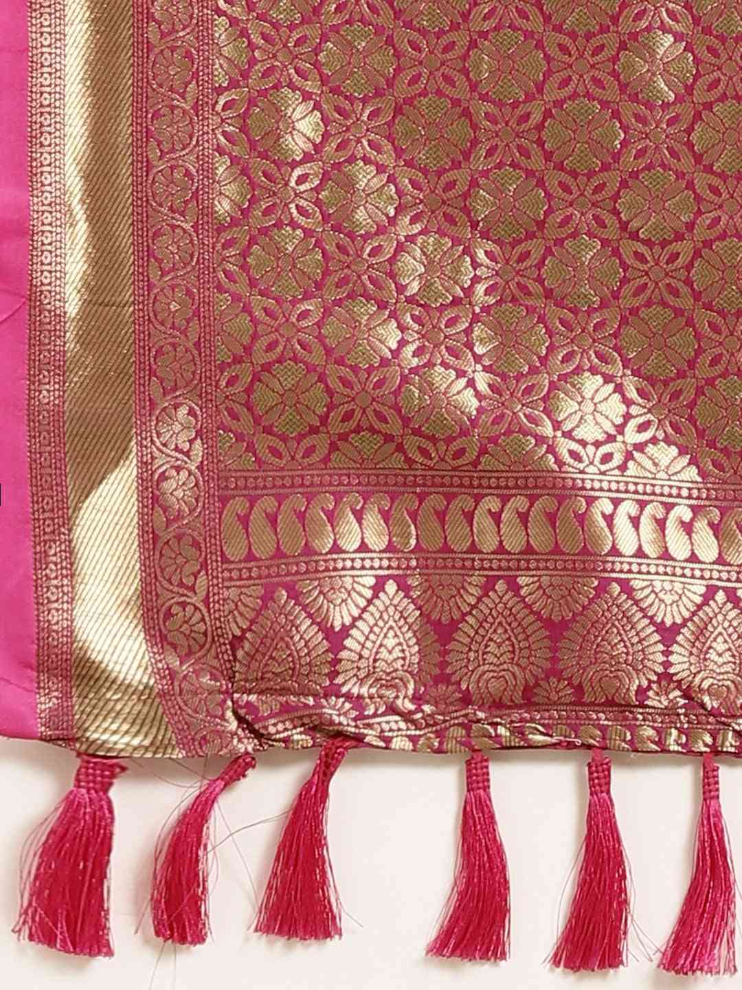 Beautiful Green Colour Banarasi Silk Saree