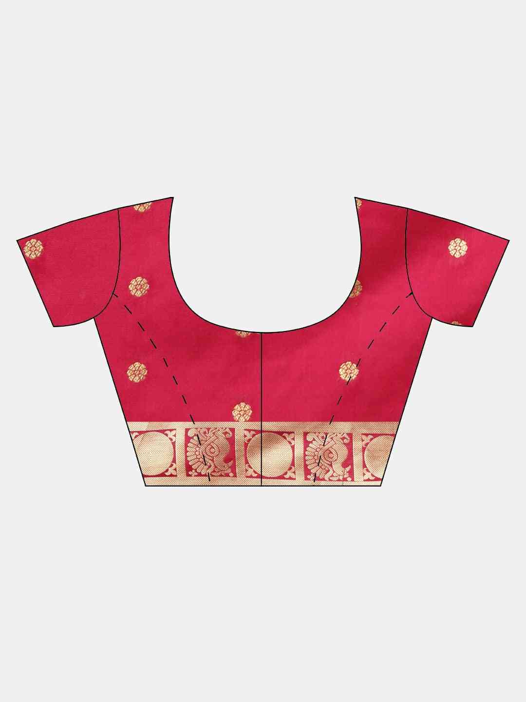 Beautiful Embellished Black Silk Banarasi Saree