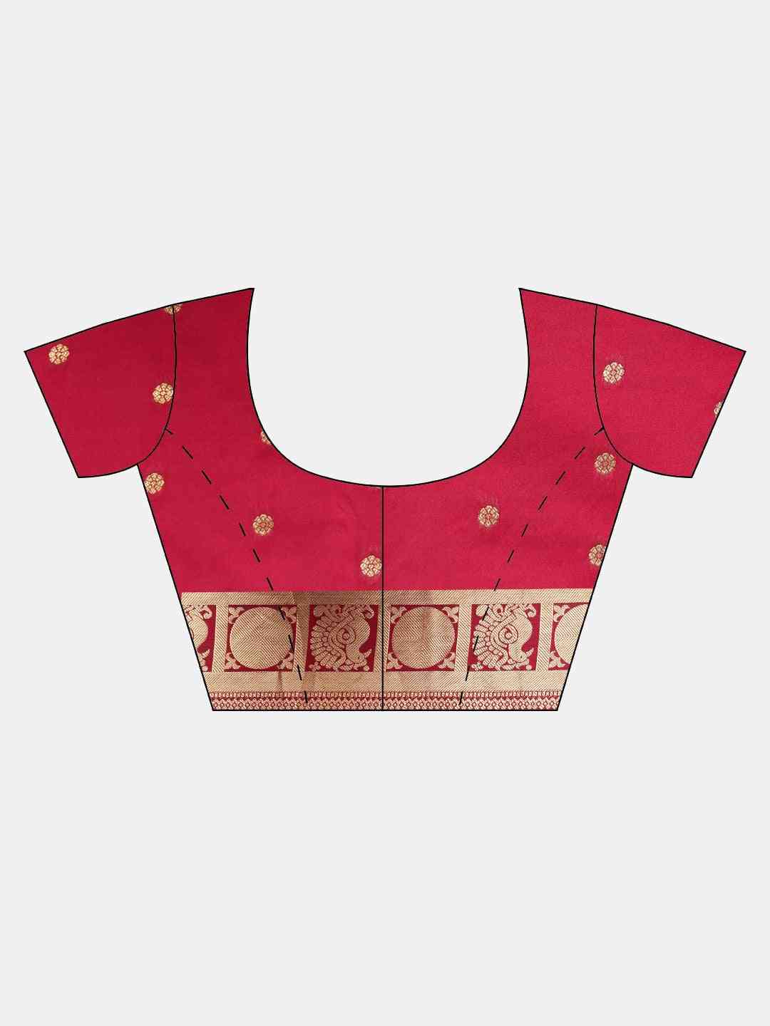 Embellished Green Colour Silk Banarasi Saree