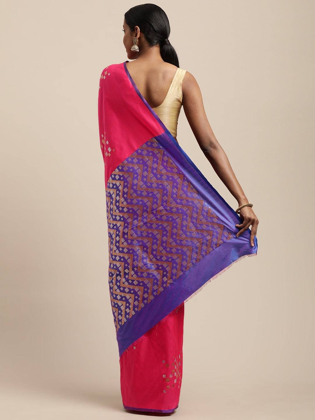 Banarasi Soft Silk Kanchi Zari Weaving Saree