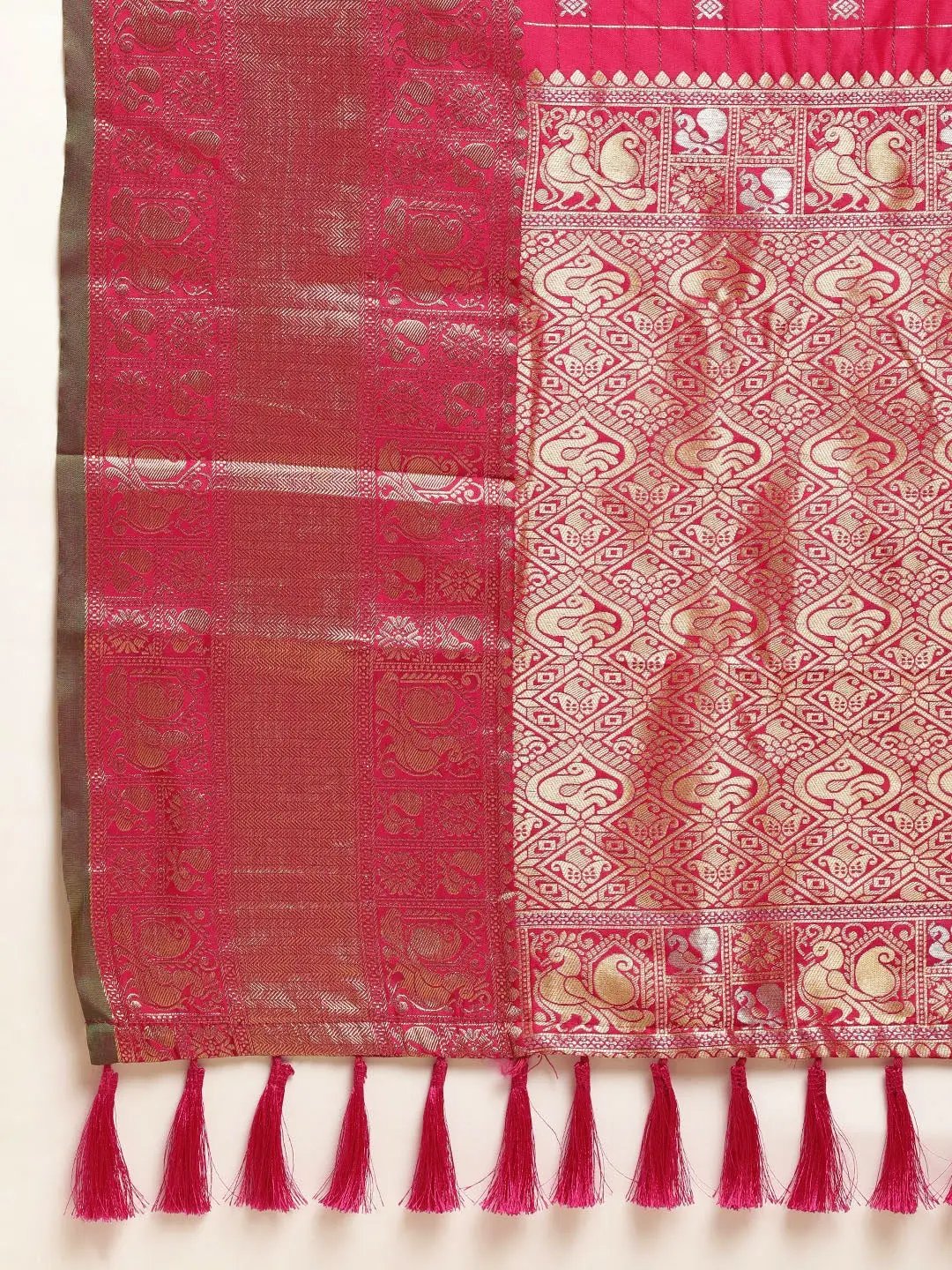 Banarasi Soft Silk Kanchi Zari Weaving Saree