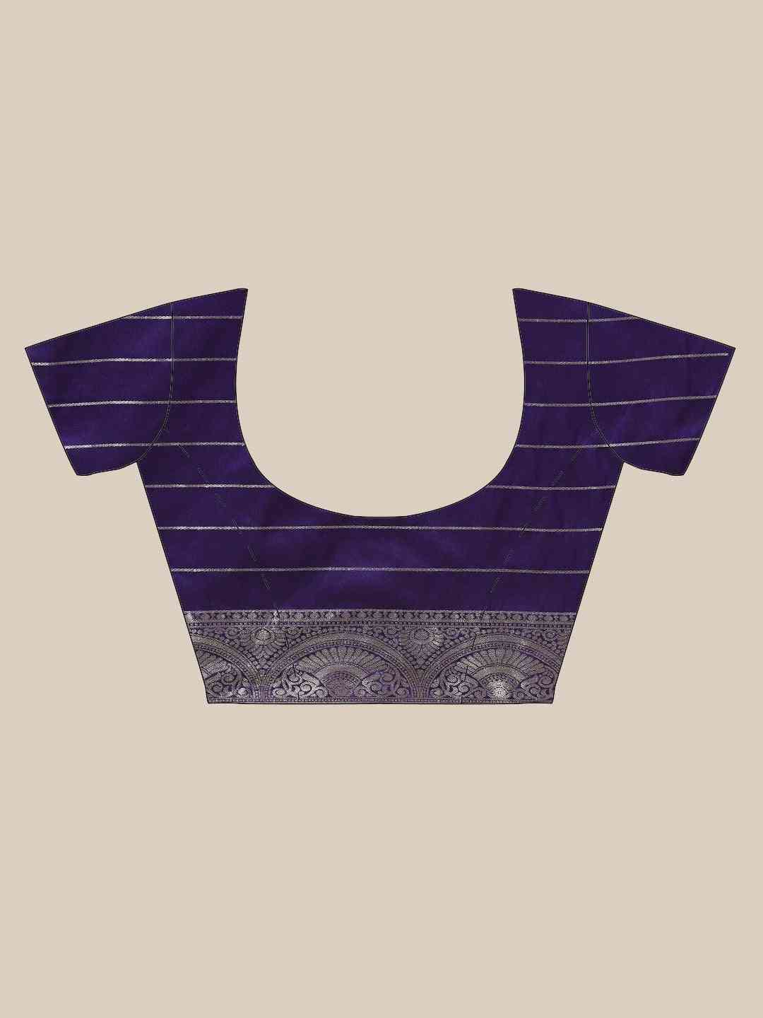 Exclusive Blue Colour Woven Banarasi Saree