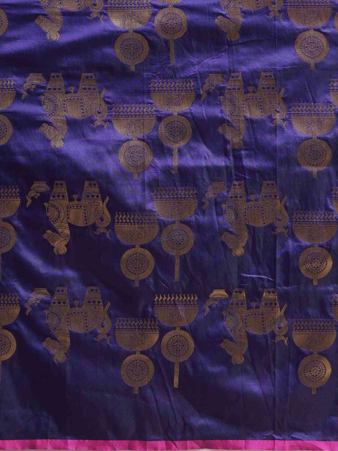 Stylish Bollywood Blue Colour Banarasi Saree