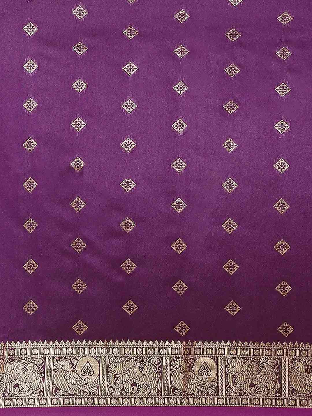 Wine Kanjivaaram Soft Silk Kanchi Zari Weaving Saree