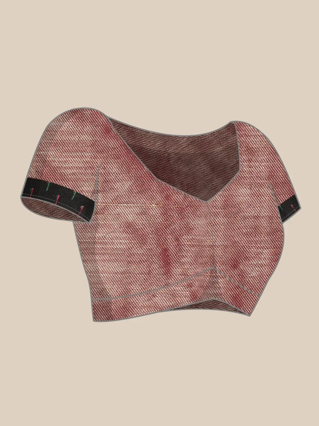 Kora Silk Banarasi Saree With Zari border