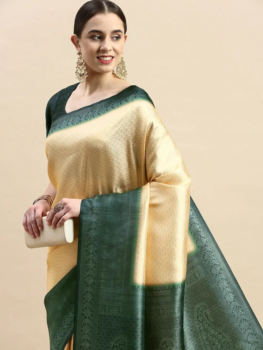 Banarasi Soft Silk Digital Print Party Wear Saree