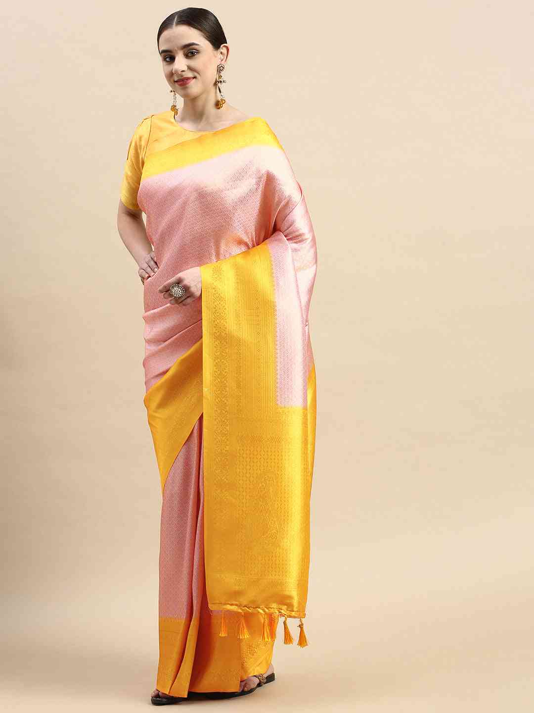 Banarasi Soft Silk Digital Print Party Wear Saree