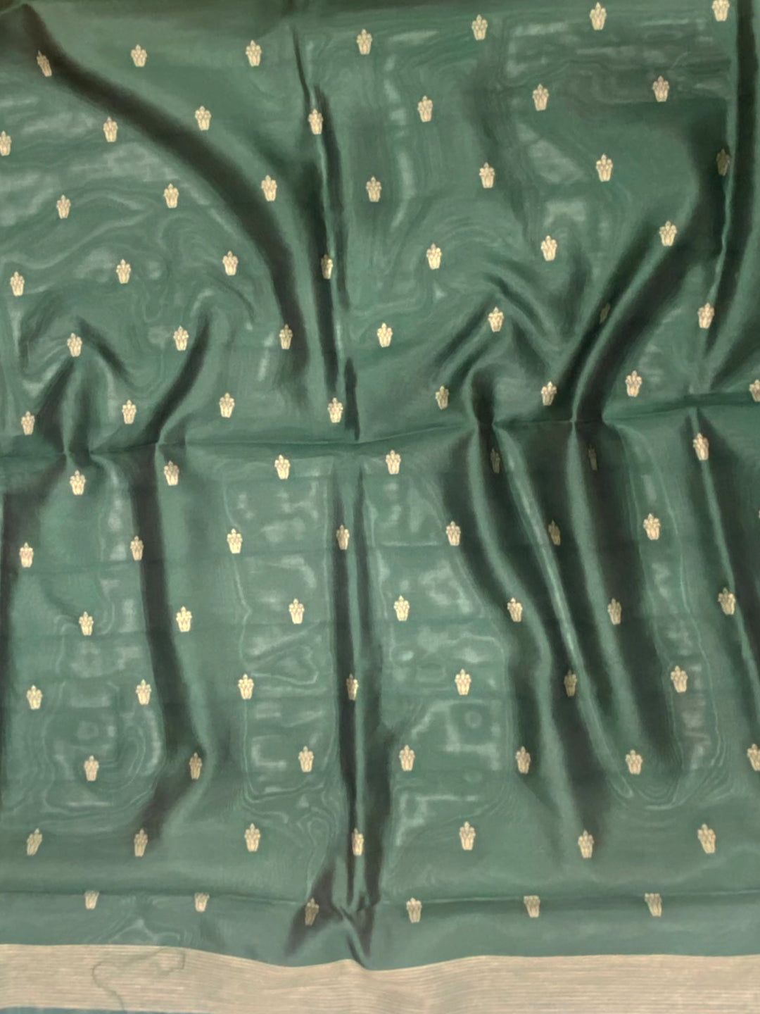 Mustard Soft Silk Kalamkari Pallu Saree