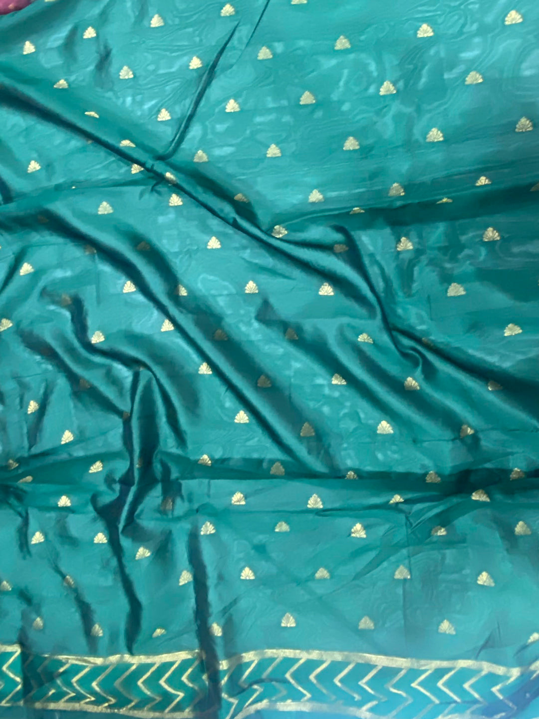 Green Heritage Weave Kalamkari Soft Silk Saree