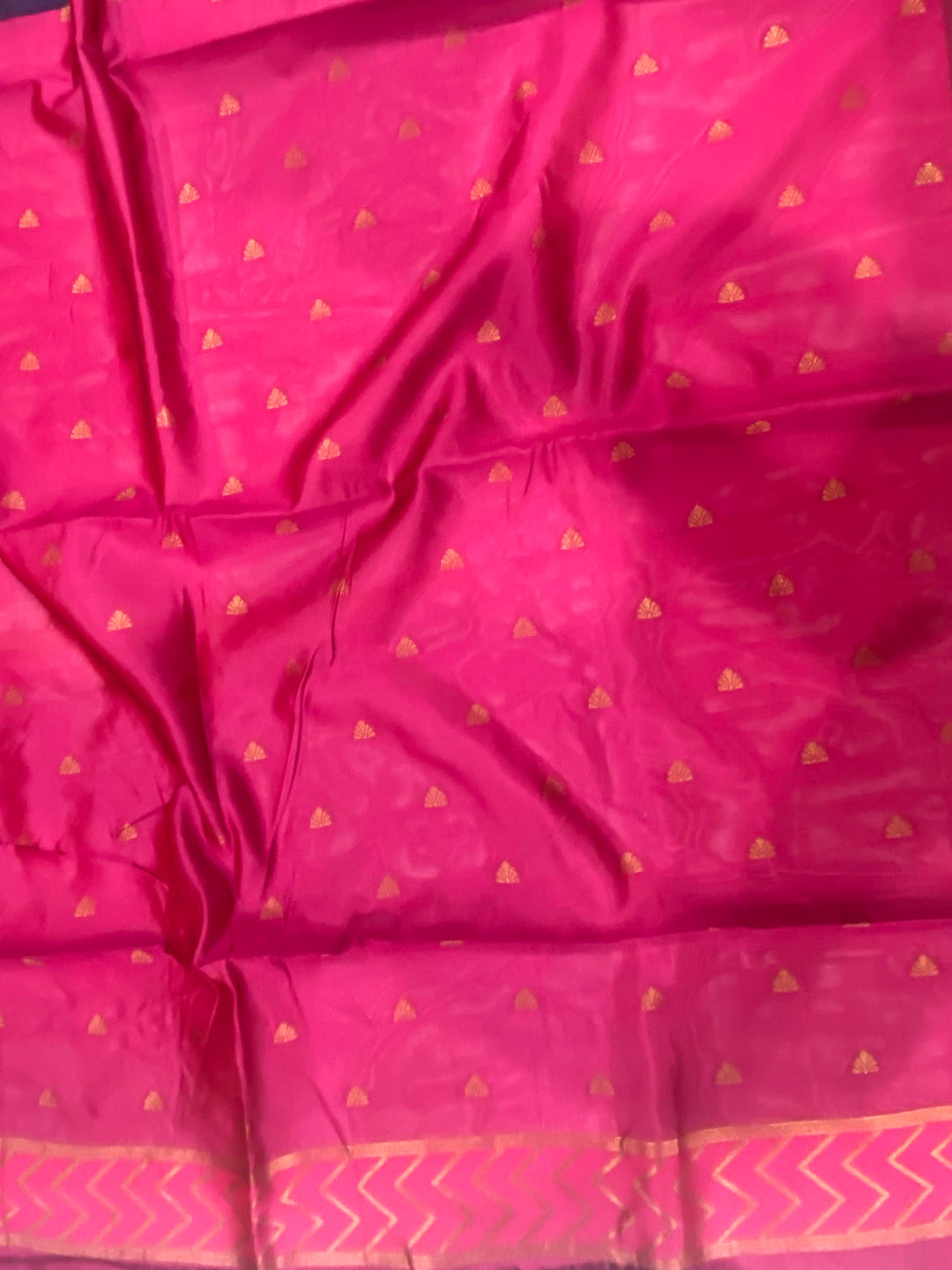 Pink Heritage Weave Kalamkari Soft Silk Saree