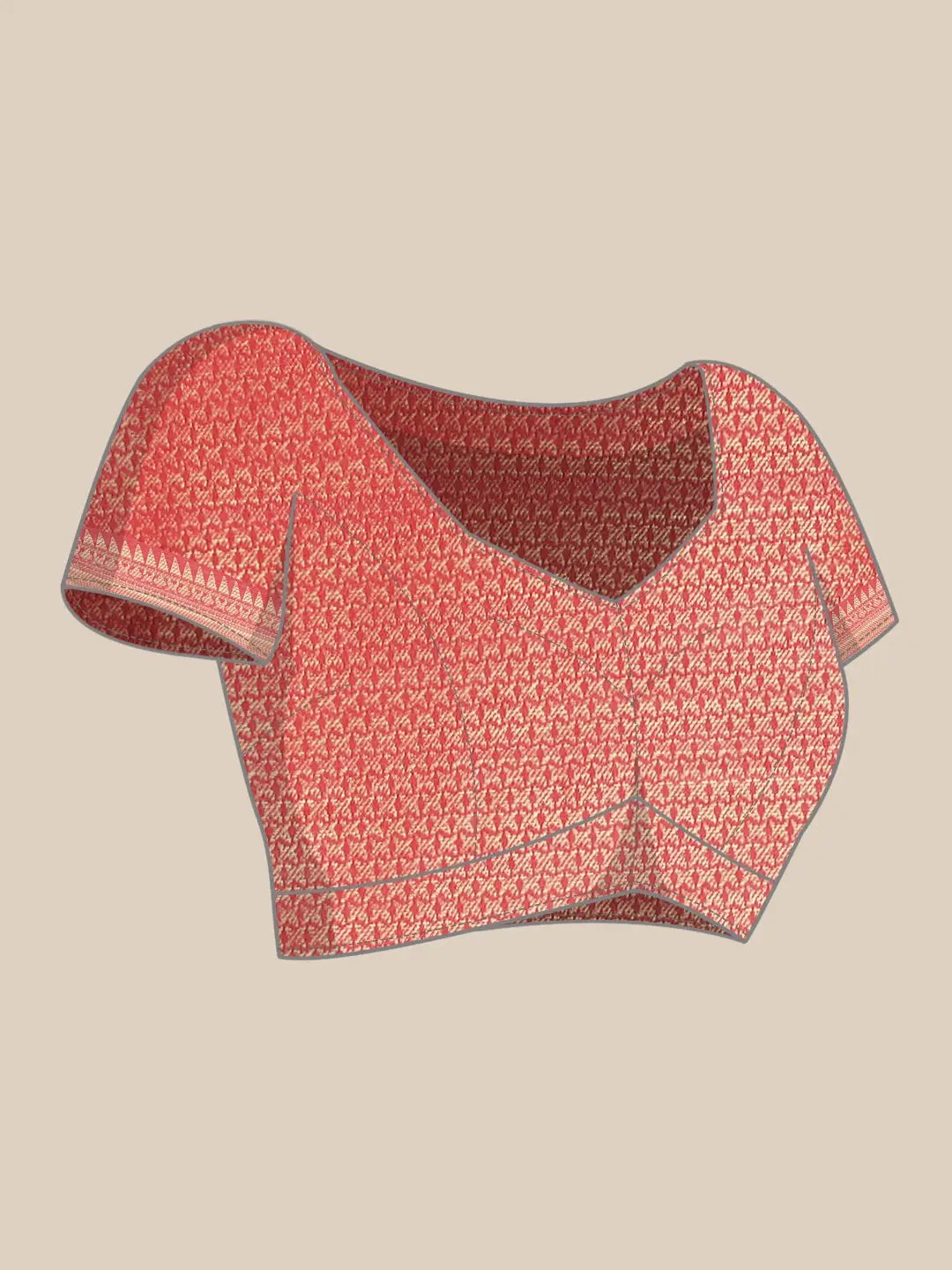 Kalamkari Pattu Banarasi Silk Saree