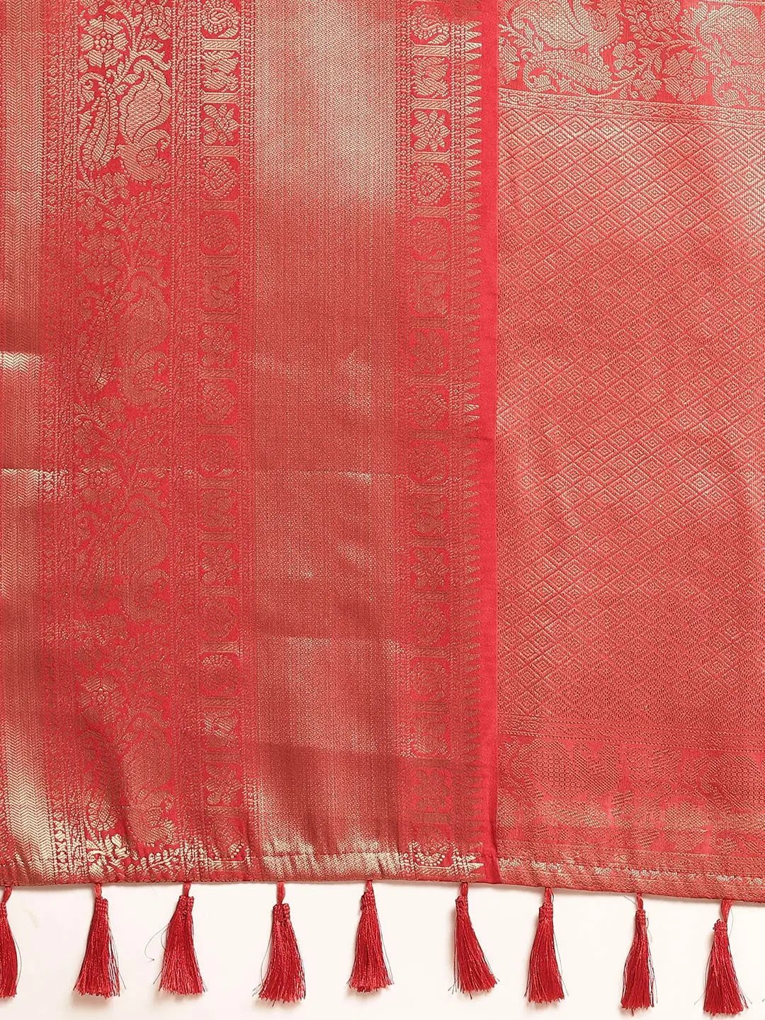 Kalamkari Pattu Banarasi Silk Saree