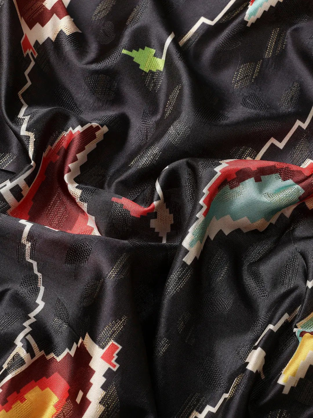 Kalamkari Pattu Banarasi Silk Saree