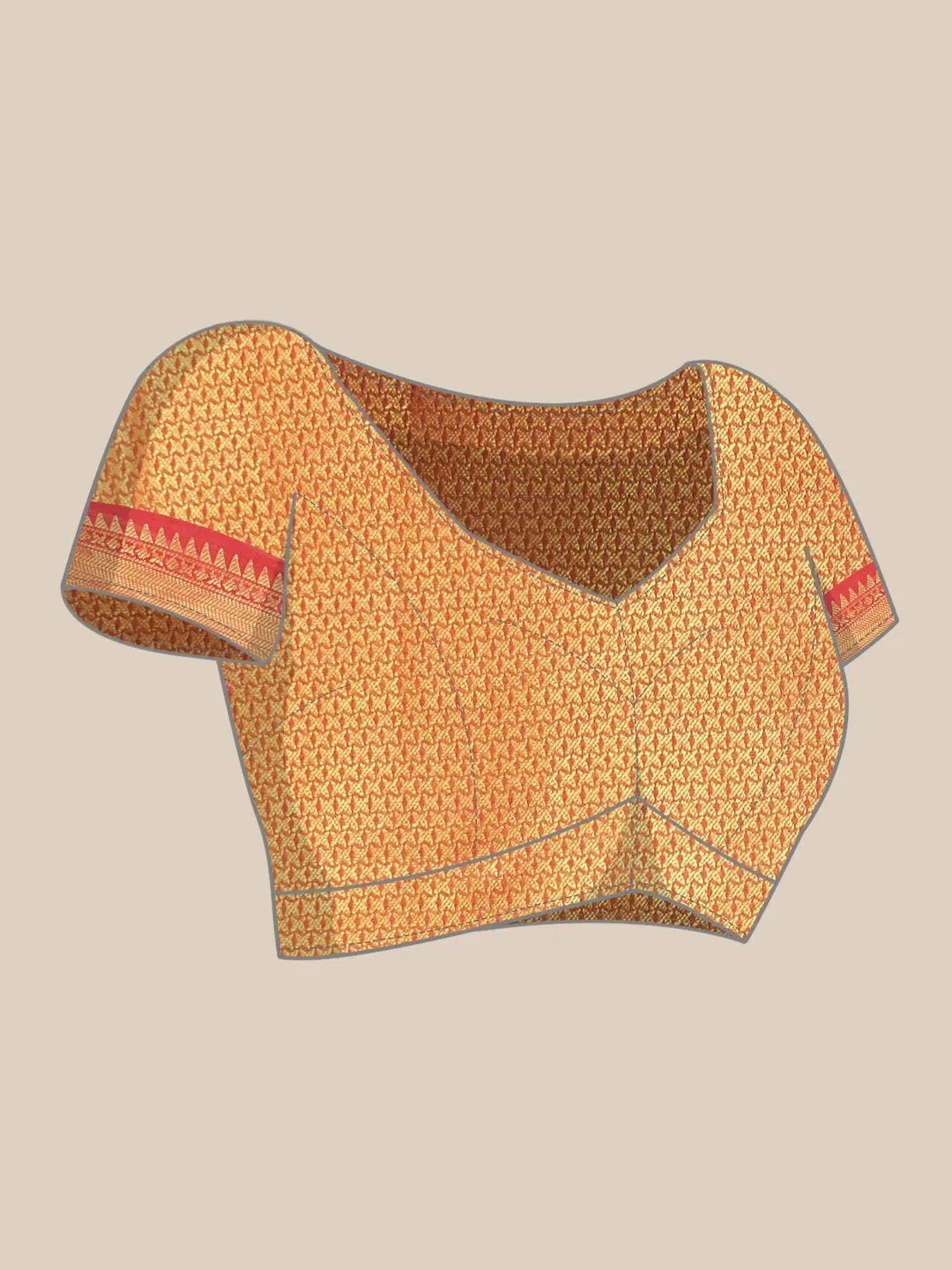 Kalamkari Pattu Banarasi Silk Saree