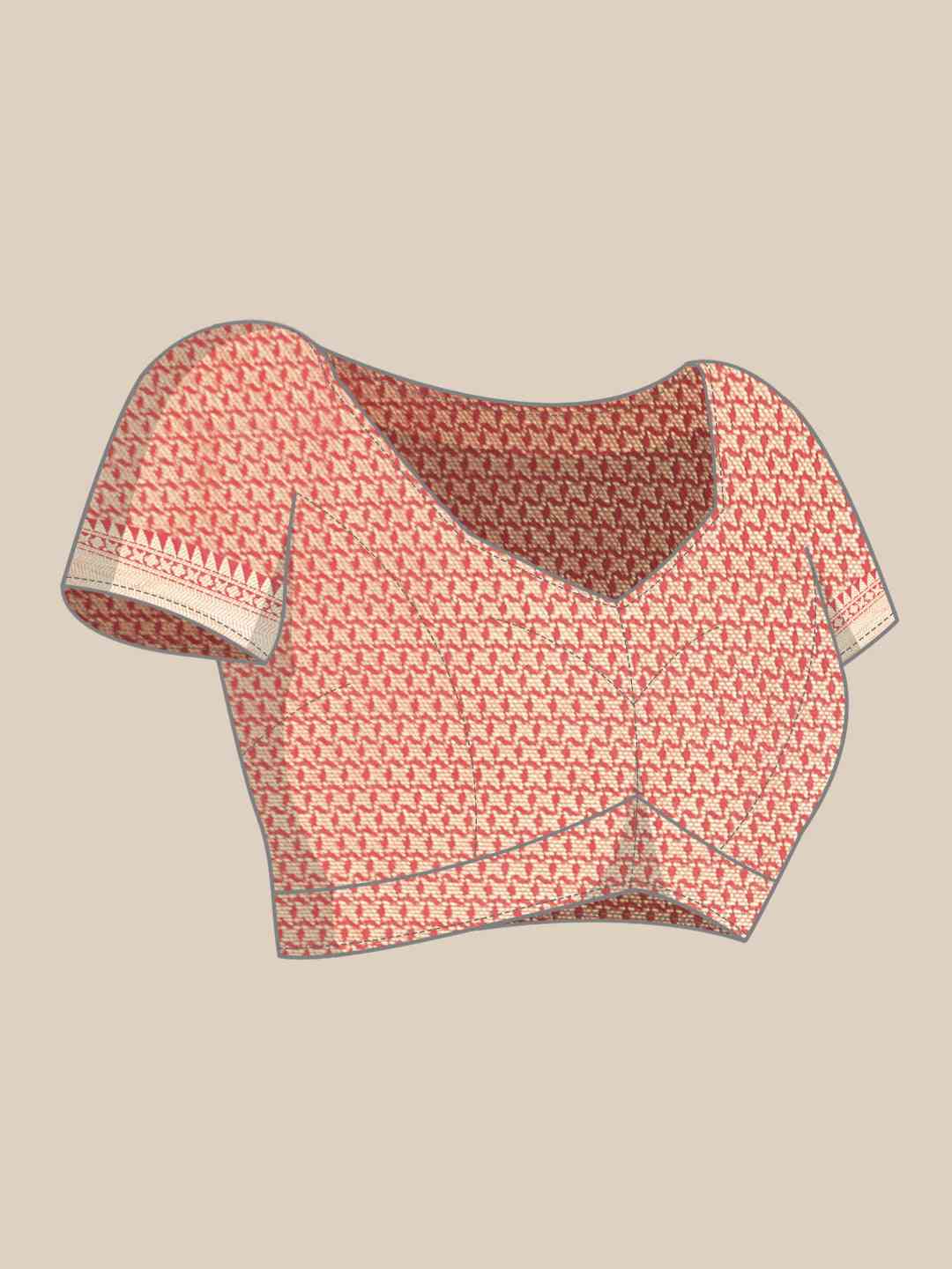 Kalamkari Pattu Banarasi Silk Saree