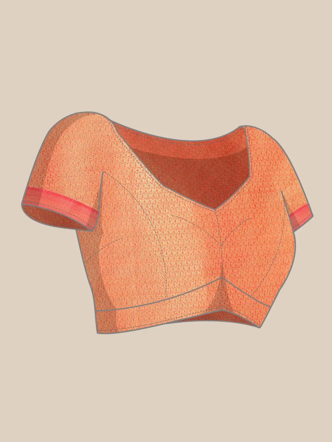 Kalamkari Pattu Banarasi Silk Saree