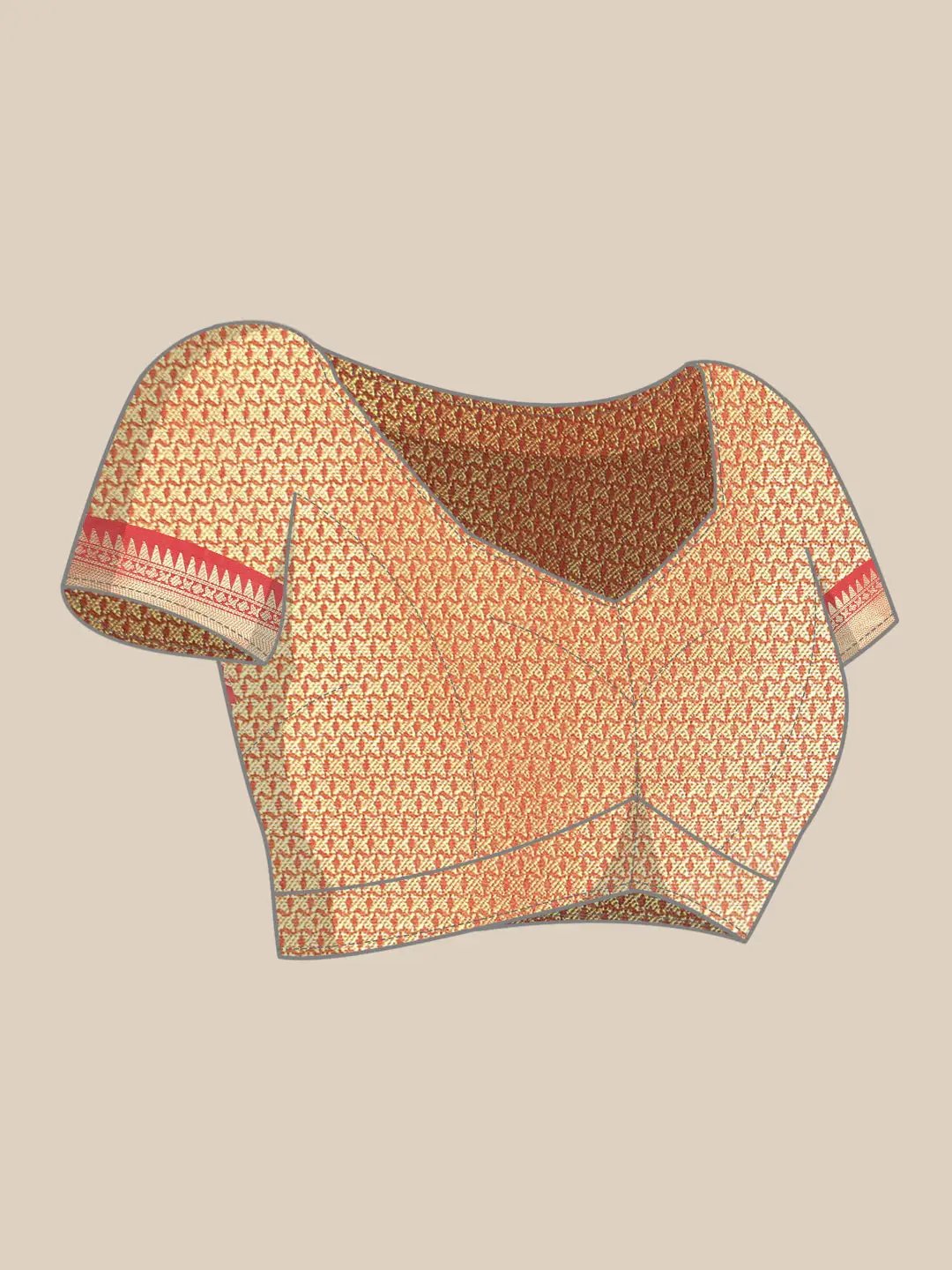 Kalamkari Pattu Banarasi Silk Saree