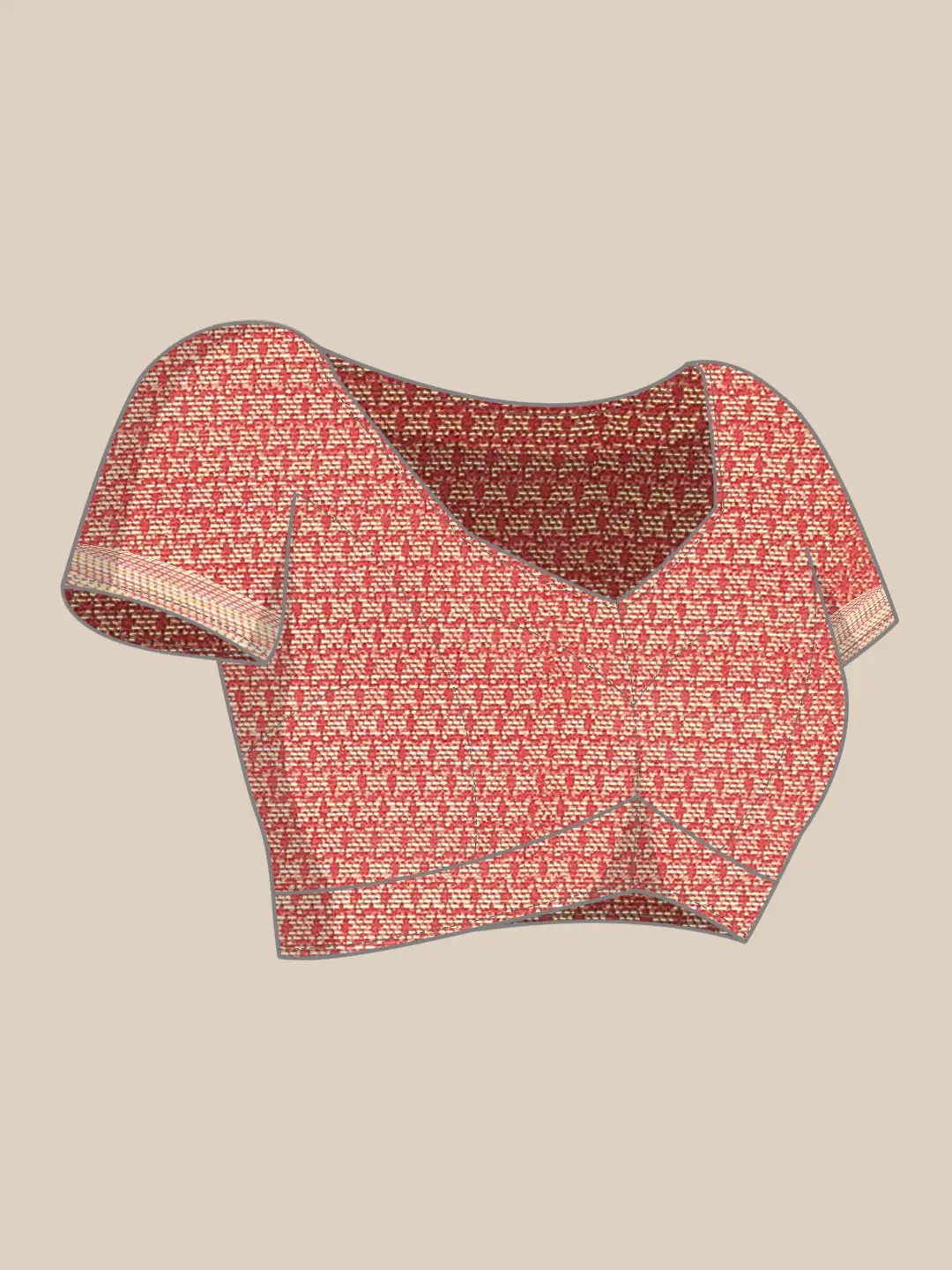 Kalamkari Pattu Banarasi Silk Saree