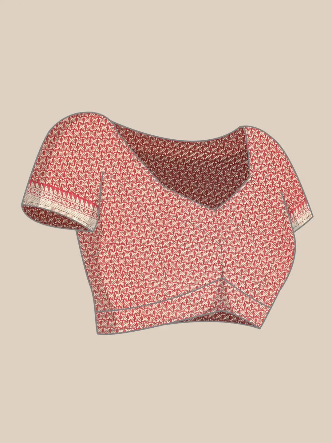 Kalamkari Pattu Banarasi Silk Saree