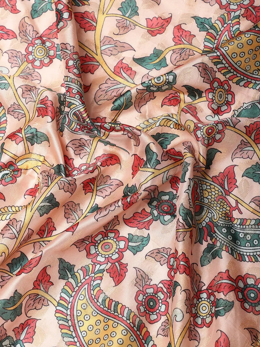 Kalamkari Pattu Banarasi Silk Saree
