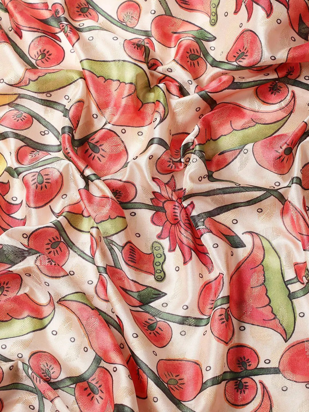 Kalamkari Pattu Banarasi Silk Saree