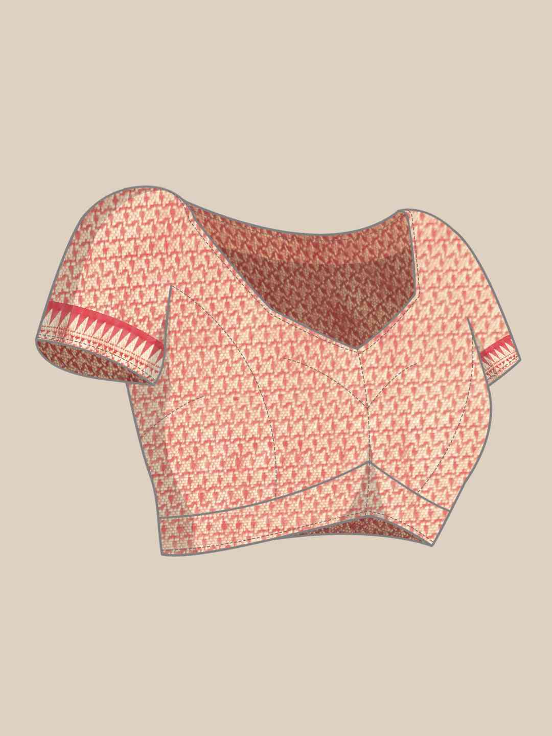 Kalamkari Pattu Banarasi Silk Saree