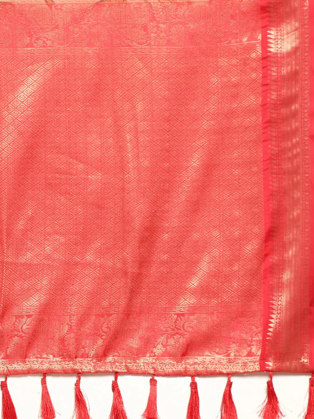 Kalamkari Pattu Banarasi Silk Saree