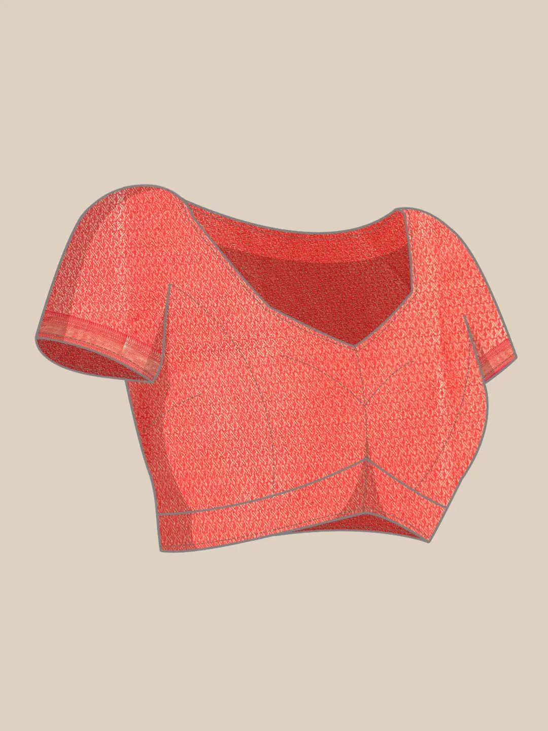 Kalamkari Pattu Banarasi Silk Saree