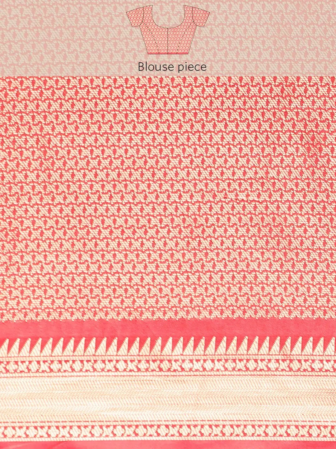 Kalamkari Pattu Banarasi Silk Saree