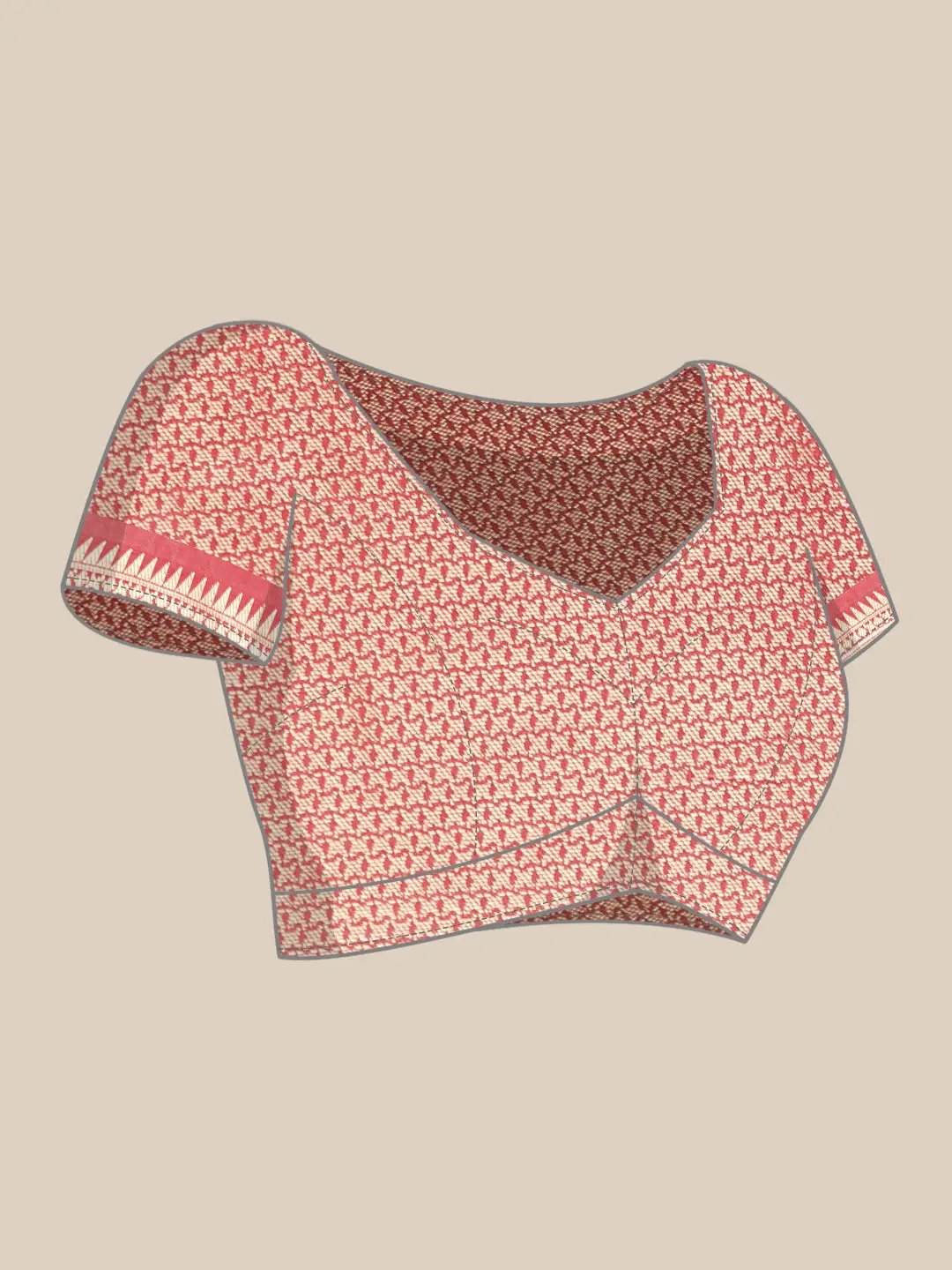 Kalamkari Pattu Banarasi Silk Saree