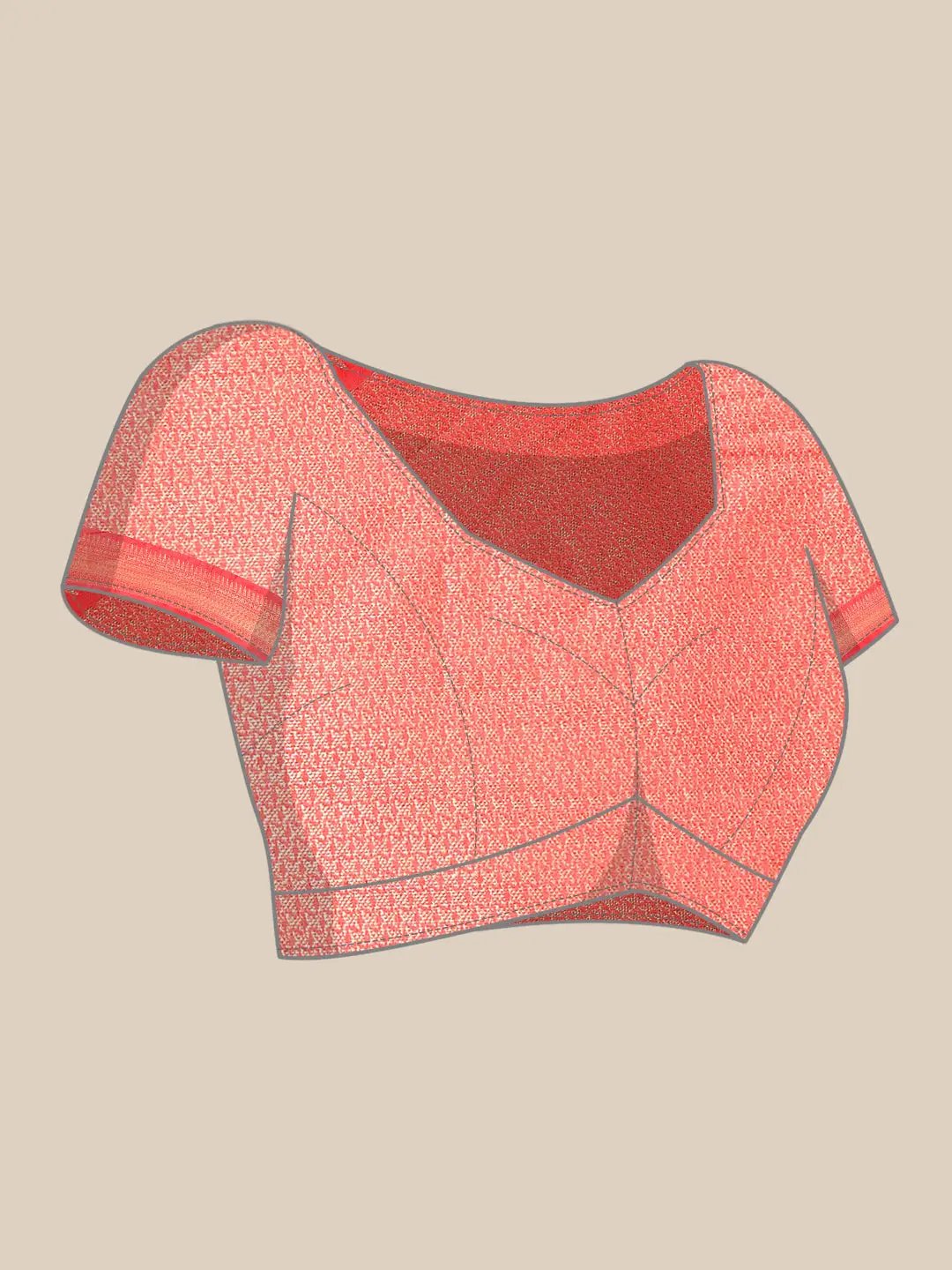 Kalamkari Pattu Banarasi Silk Saree