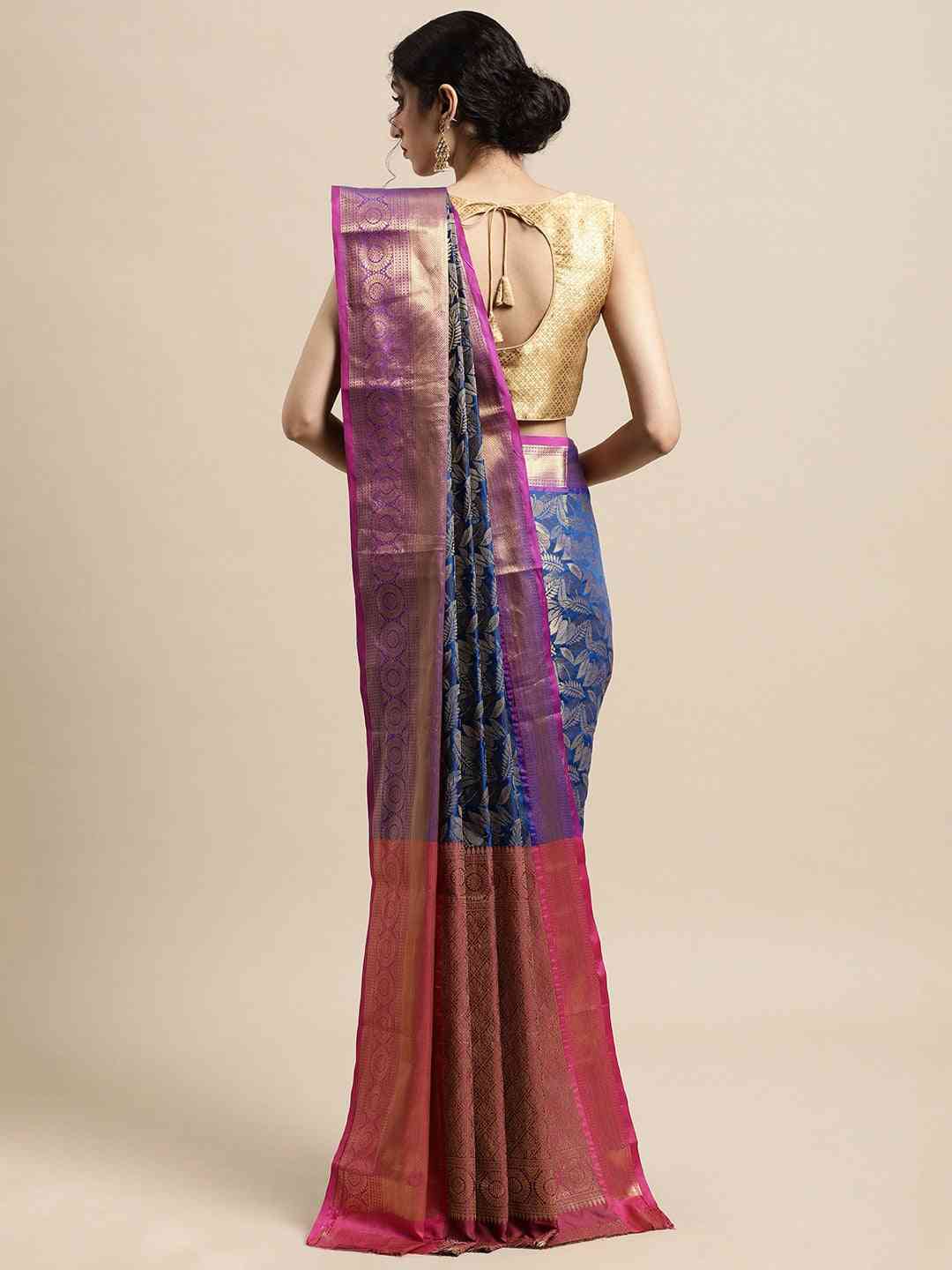Beautiful Kanjivaram Silk Saree with Woven Design