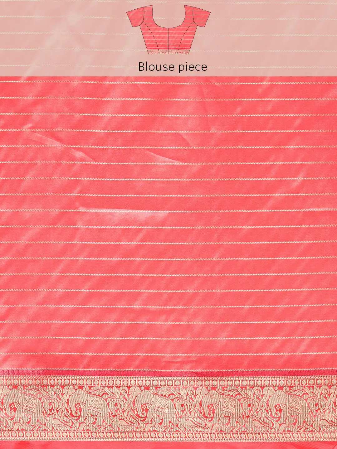 Banarasi Silk Gadwal Pattu Saree With Zari weaving