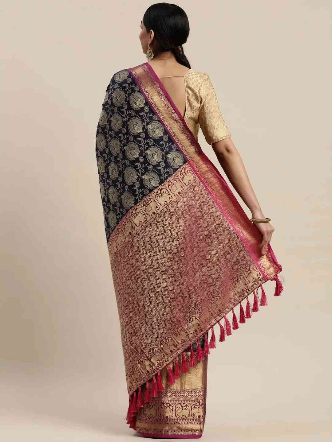 Buy Banarasi Soft Silk Kanjivaaram Saree | Vastranand