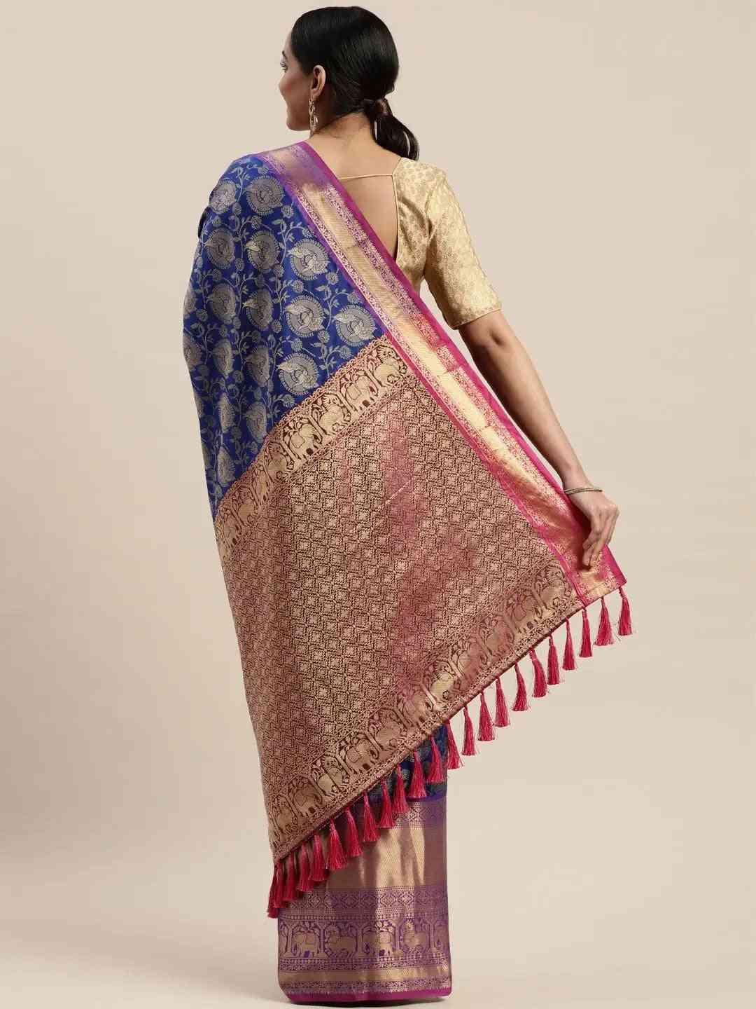 Buy Banarasi Soft Silk Kanjivaaram Saree | Vastranand