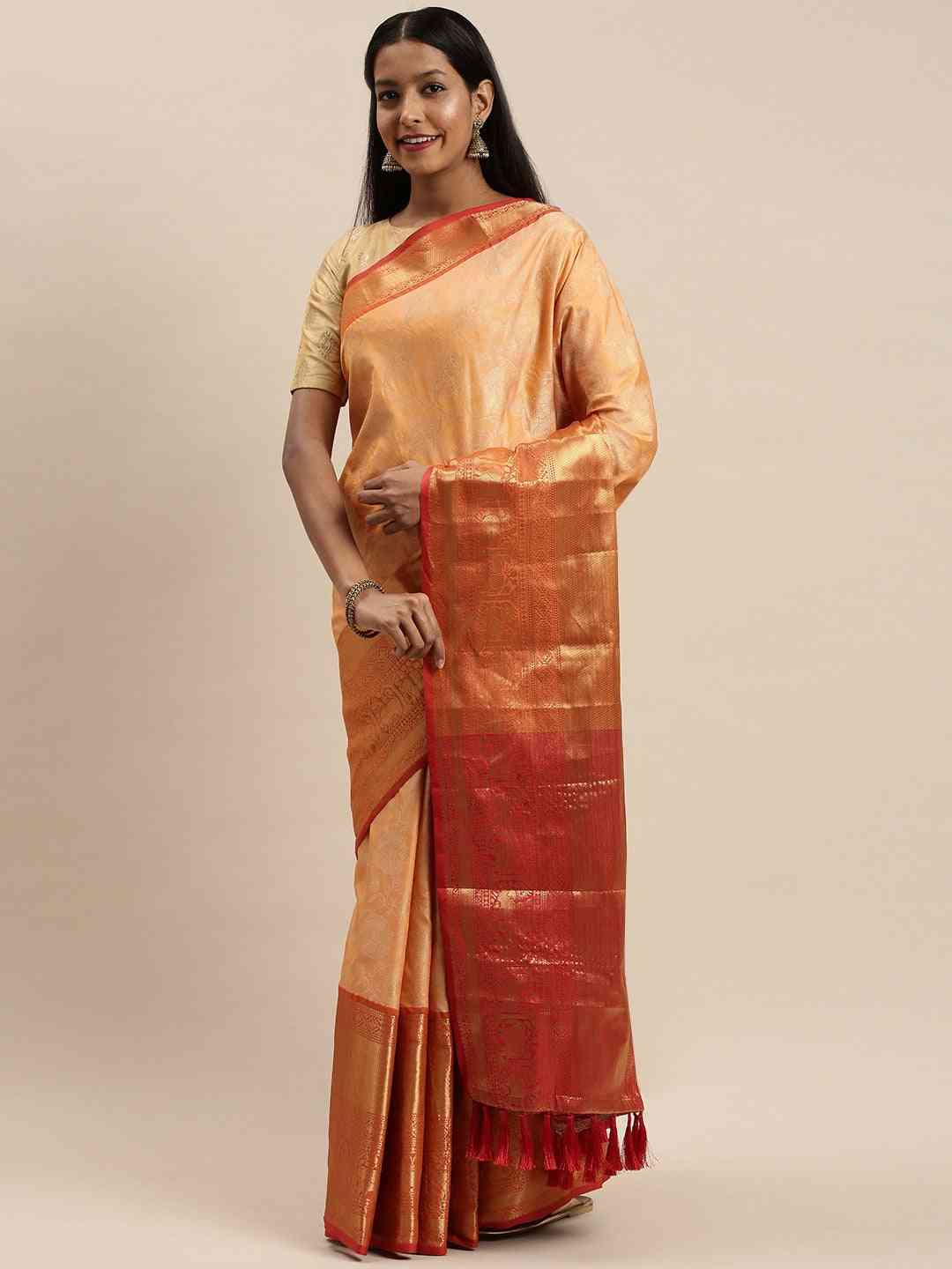 Buy Banarasi Soft Silk Kanjivaaram Saree | Vastranand