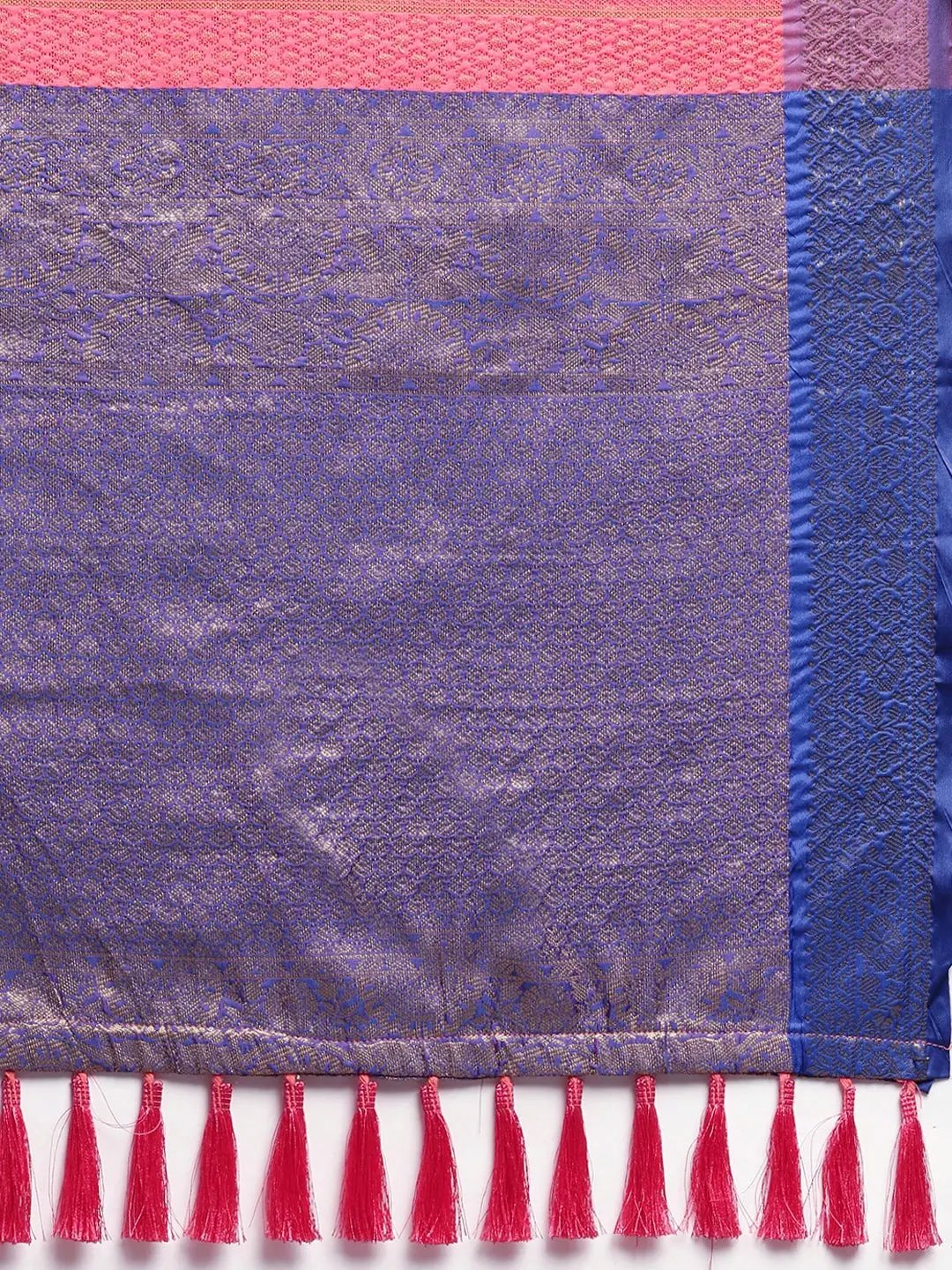 Banarasi Woven Design Saree With Zari Border