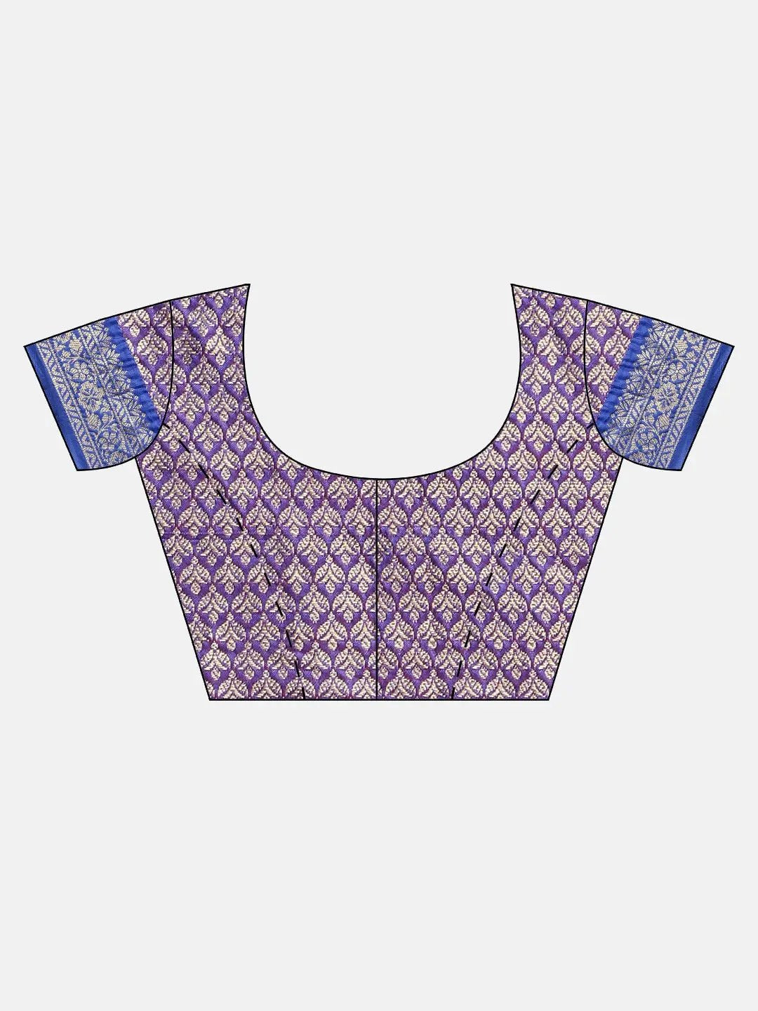 Banarasi Woven Design Saree With Zari Border