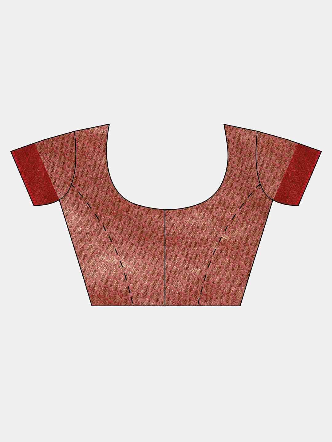 Exclusive Banarasi Woven Design Saree With Zari Border