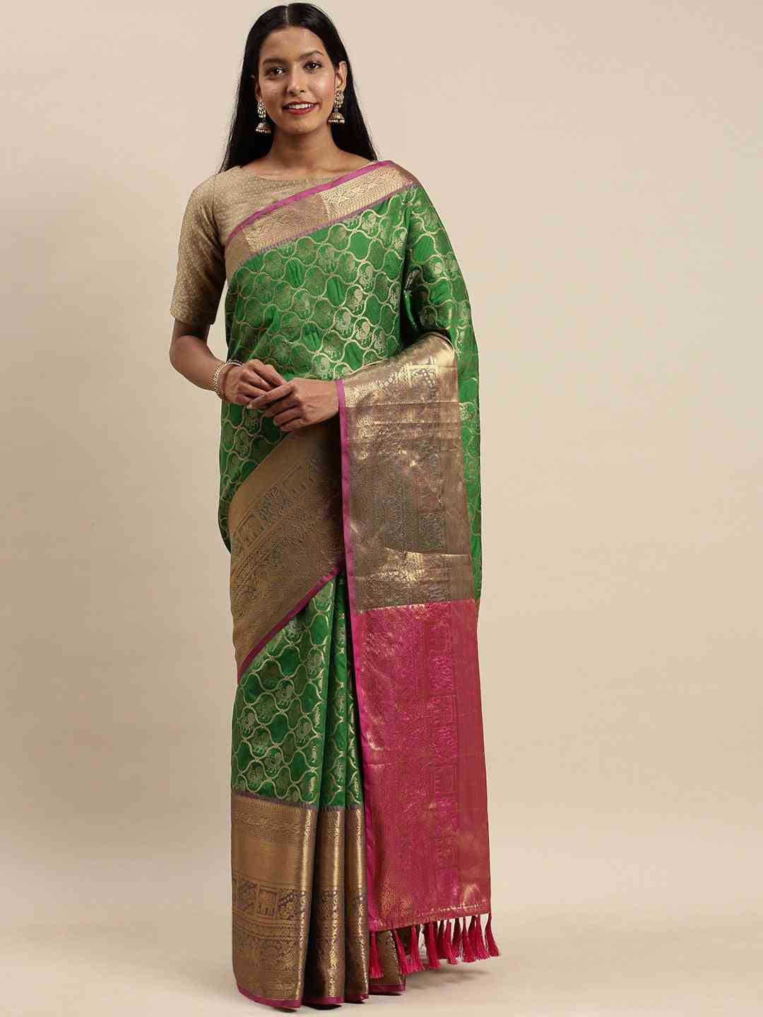Buy Banarasi Soft Silk Kanjivaaram Saree | Vastranand