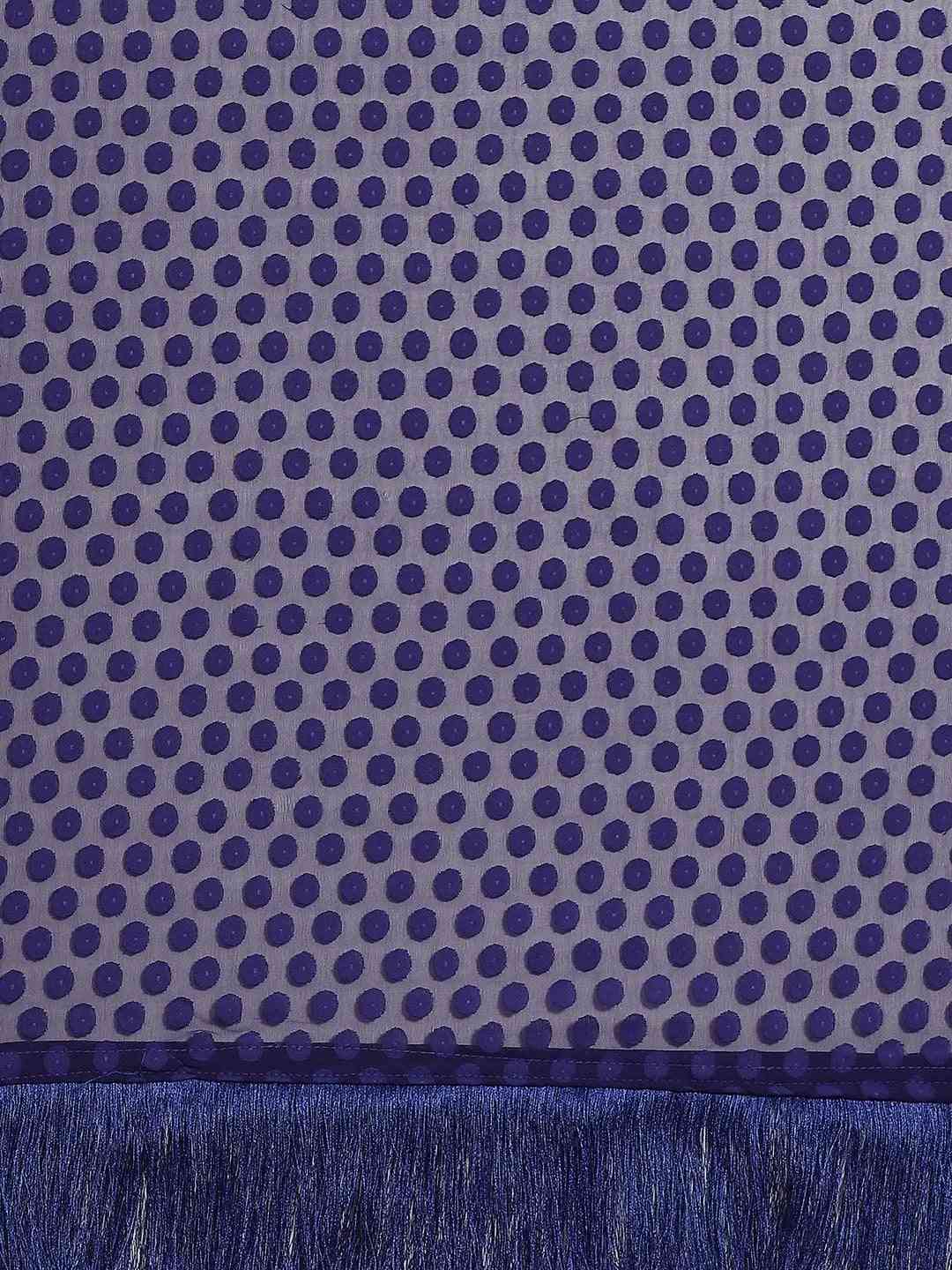 Pure Soft Georgette Self Weaving Saree