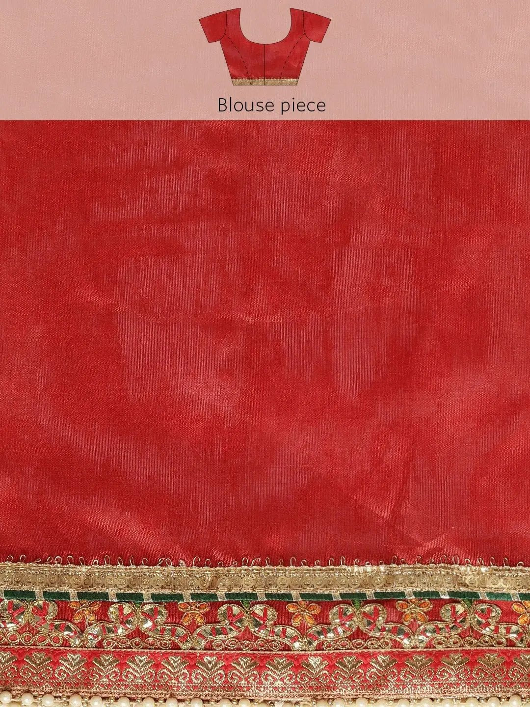 Poly Chiffon Half Half Bandhej Print Saree