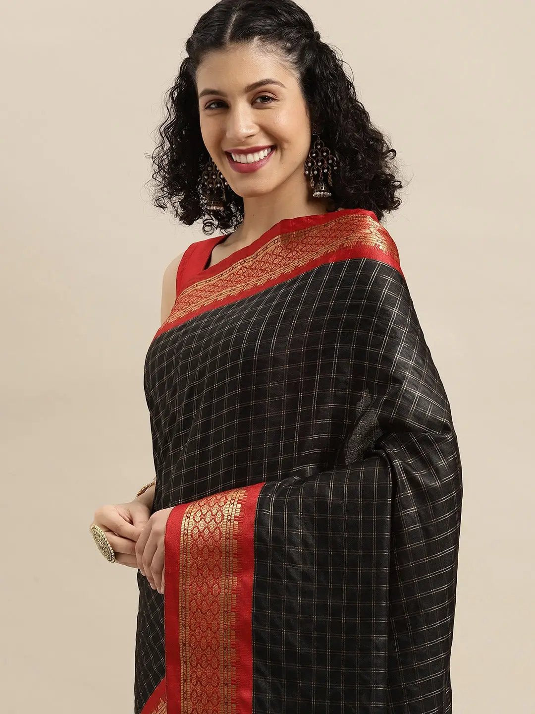 Uppada Cotton Silk Saree With Self Butti