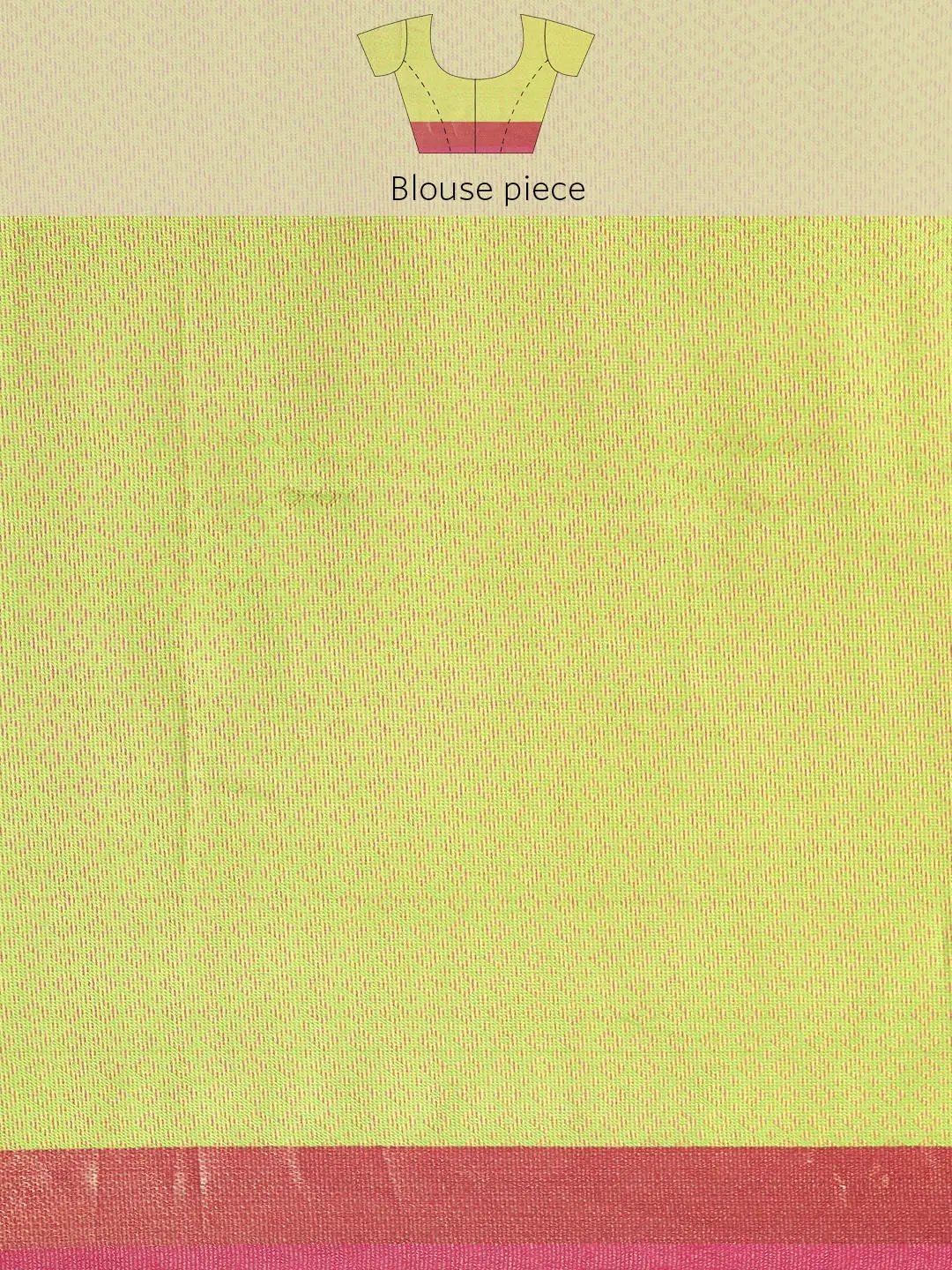 Uppada Cotton Silk Saree With Self Butti