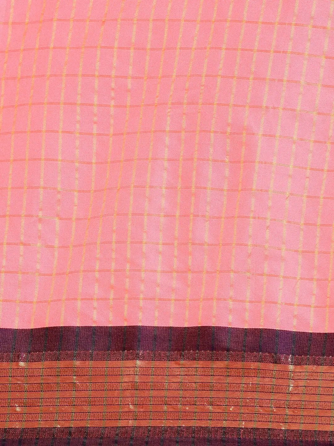 Uppada Cotton Silk Saree With Self Butti
