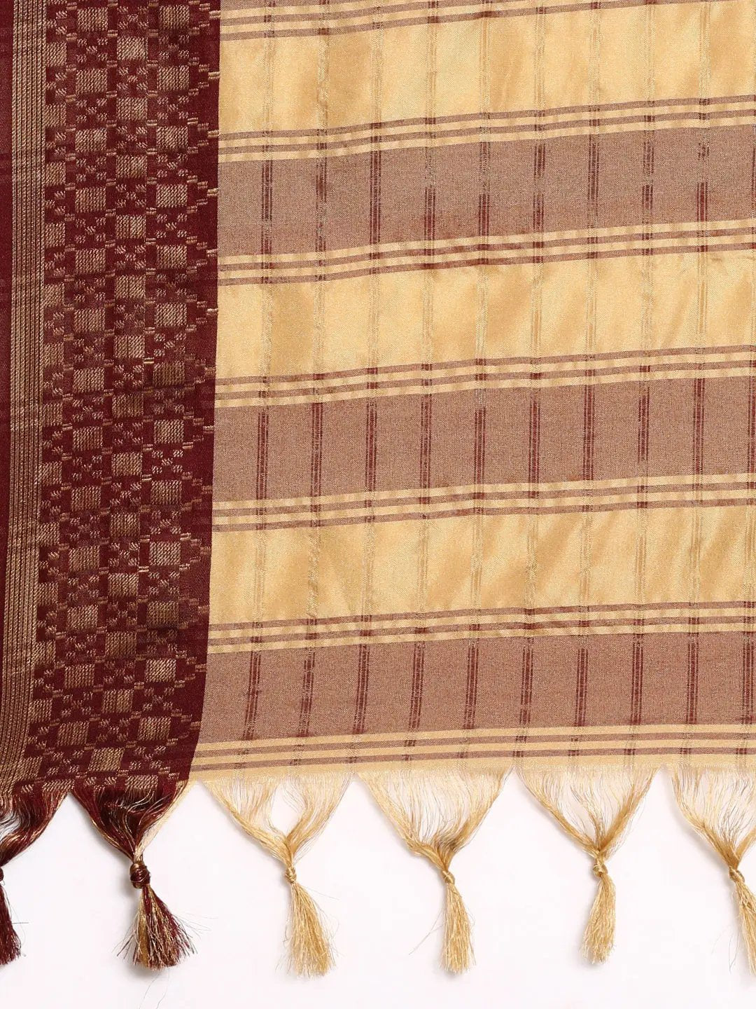Small Chex Uppada Cotton Silk Saree